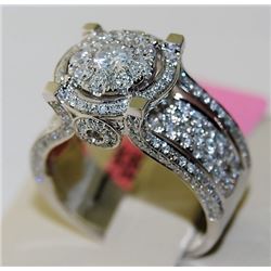 1.95ct Diamond 14K White Gold 9.85gm Ring