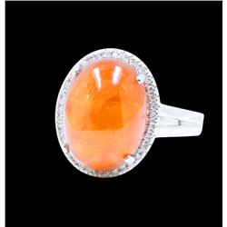 14.20ct Spessartite 14K White Gold Ring