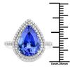 Image 3 : 5.51ct Tanzanite 14K White Gold Ring