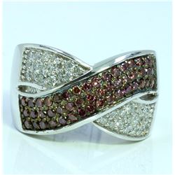 BROWN DIAMOND 0.63CT 18K WHITE GOLD RING