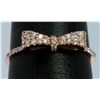 Image 2 : 14K ROSE GOLD RING 1.80GRAM  DIAMOND 0.26CT