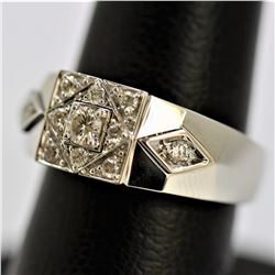 14K White Gold 9.25gm RING