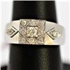 Image 2 : 14K White Gold 9.25gm RING