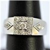 Image 3 : 14K White Gold 9.25gm RING