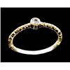 Image 1 : Diamond 0.09ct / 14K Yellow Gold Ring 1.58gram