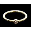 Image 2 : Diamond 0.09ct / 14K Yellow Gold Ring 1.58gram