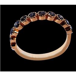 0.58ct Natural Red Diamond 18K Rose Gold Ring