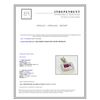 Image 3 : 14K White Gold Ruby Pendant:4.81gDiamond:0.17ctRuby:0.7ct