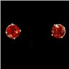Image 1 : 3ct About Rubellite 14K White Gold Earring