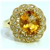 Image 1 : CITRINE 4.29CT 14K YELLOW GOLD RING