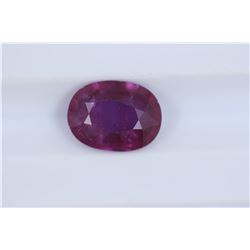 2.2ct Ruby Oval cut