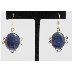 9.96gm Silver & Natural gemstone Earrings