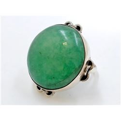 15.55gm Silver Aventurine Ring