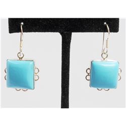 10.59gm Silver & Natural gemstone Earrings