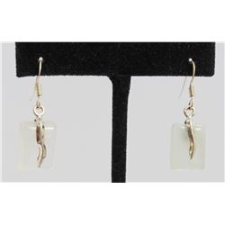 6.63gm Silver & Natural gemstone Earrings