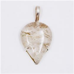 11.93gm Silver & Natural gemstone Pendant