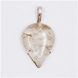 11.93gm Silver & Natural gemstone Pendant