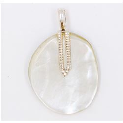 8.2gm Silver & Natural gemstone Pendant