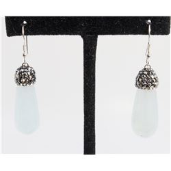 10.28gm Silver & Natural gemstone Earrings