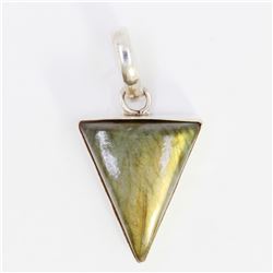 6.29gm Silver & Natural gemstone Pendant