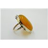 Image 1 : 10.82gm Silver Corneliam Ring