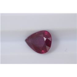 2.08ct Ruby Pear cut