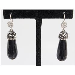 10.56gm Silver & Natural gemstone Earrings