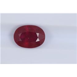 3.2ct Ruby Oval cut