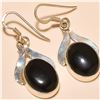 Image 1 : Black Spinel Earring Solid Sterling Silver