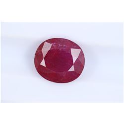 3.9ct Ruby Oval cut