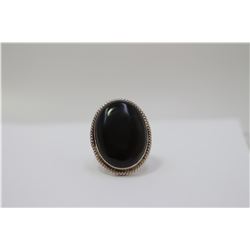 14.47gm Silver Black Omex Ring