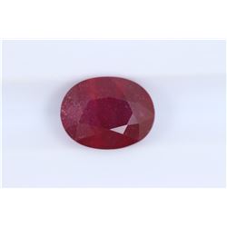 3.34ct Ruby Oval cut