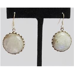 13.1gm Silver & Natural gemstone Earrings