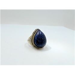 11.31gm Silver Lappis Ring