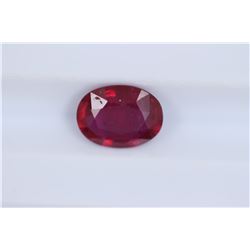 1.66ct Ruby Oval cut