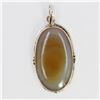 Image 1 : 11.89gm Silver & Natural gemstone Pendant