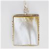 Image 1 : 15.41gm Silver & Natural gemstone Pendant