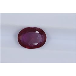 1.63ct Ruby Oval cut