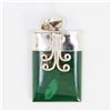 Image 1 : 10.3gm Silver & Natural gemstone Pendant