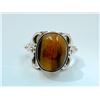 Image 1 : 5.86gm Silver Tiger Eye Ring