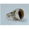 Image 2 : 5.86gm Silver Tiger Eye Ring