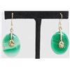 Image 1 : 10.49gm Silver & Natural gemstone Earrings