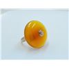 Image 1 : 10.83gm Silver Corneliam Ring