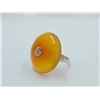 Image 2 : 10.83gm Silver Corneliam Ring