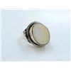 Image 1 : 12.3gm Silver Mother of Pearl Ring