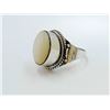 Image 2 : 12.3gm Silver Mother of Pearl Ring