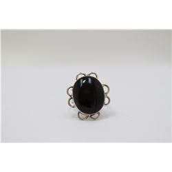 8.43gm Silver Black Omex Ring