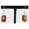 Image 1 : 7.6gm Silver & Natural gemstone Earrings