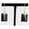 Image 1 : 11.5gm Silver & Natural gemstone Earrings