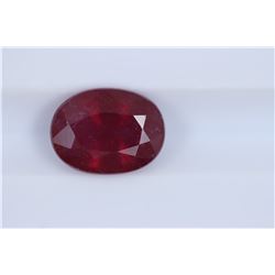 3.28ct Ruby Oval cut